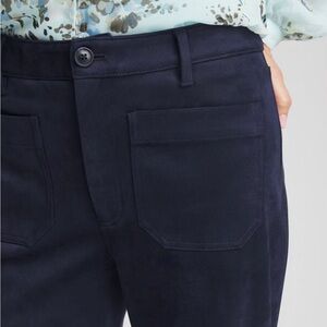 Navy Blue Pants with Front Pockets